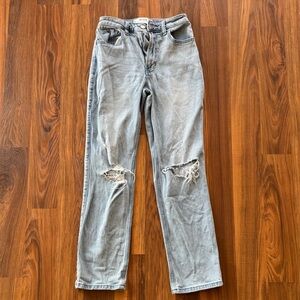 Ultra high rise 90s straight jean